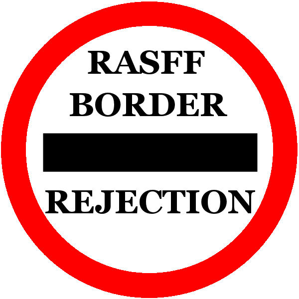 Logotyp Border rejection meddelande